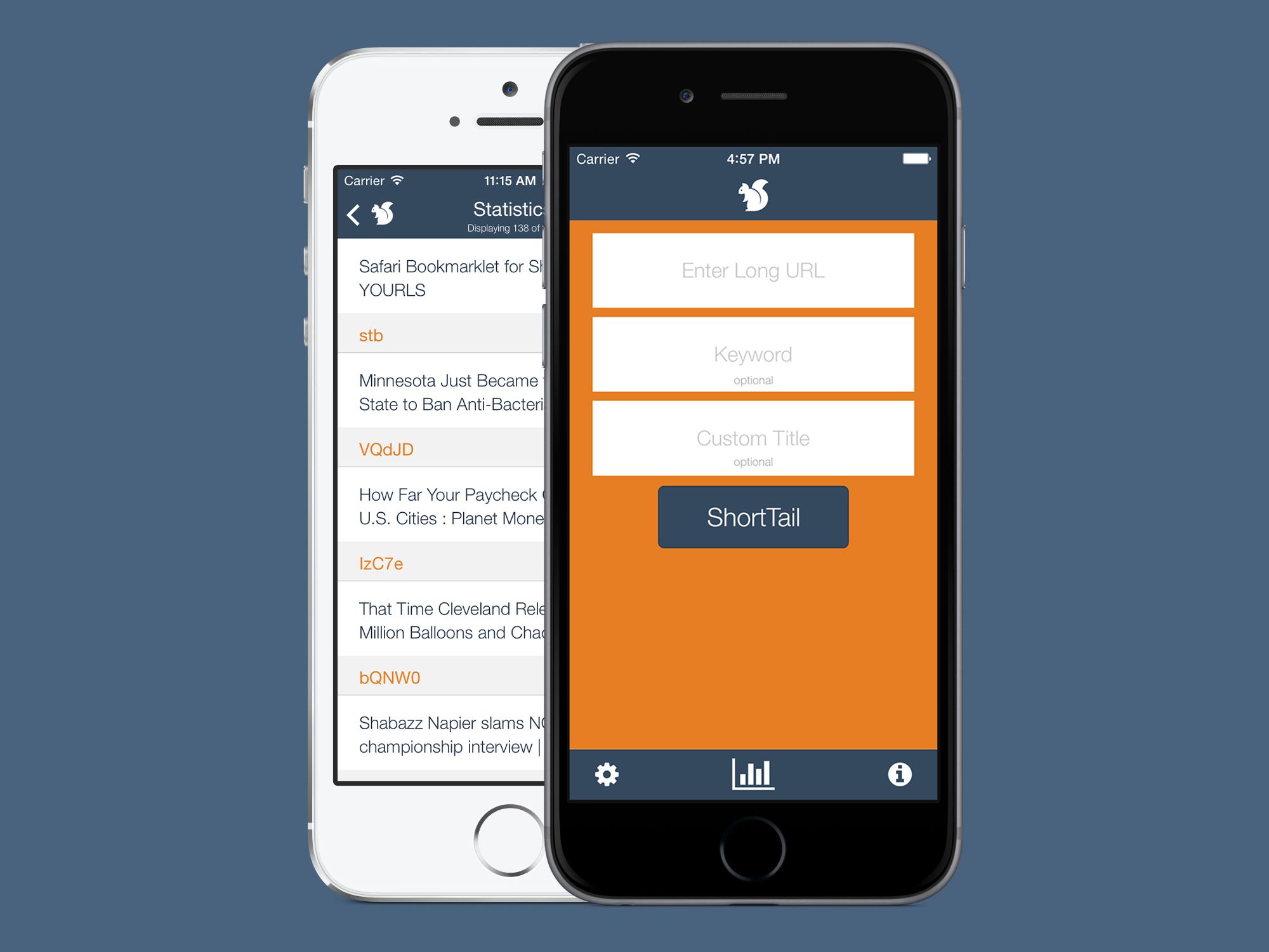 ShortTail - An elegant YOURLS client for iPhone