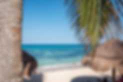 The beach at Nachi Cocom in Cozumel, Mexico