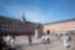 A public square in Madrid, Spain
